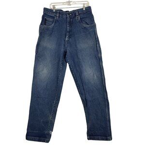 Vintage 90's Fubu Jeans Men's 34x34 Cargo Deep Pocket Relaxed Fit Faded Denim